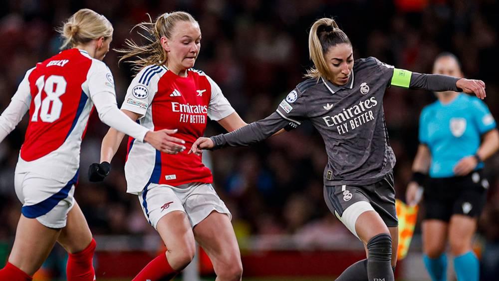 بـ"ريمونتادا مثيرة إيابا".. نادي أرسنال للسيدات يُقصي ريال مدريد ويبلغ نصف نهائي دوري الأبطال