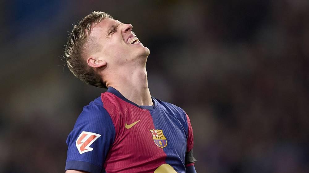 رسميا/ برشلونة يُعلن غياب أولمو عن الملاعب لحوالي 3 أسابيع بداعي الإصابة