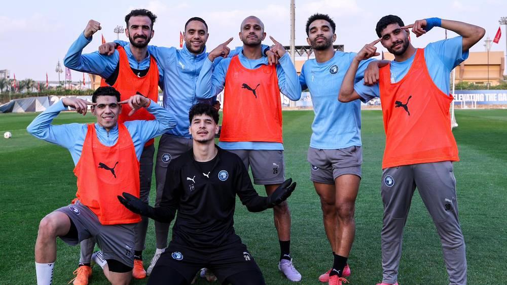 مشاهدة مباراة الذهاب وتصحيح الأخطاء الدفاعية.. تفاصيل الحصة الأخيرة لبيراميدز قبل مواجهة الجيش الملكي