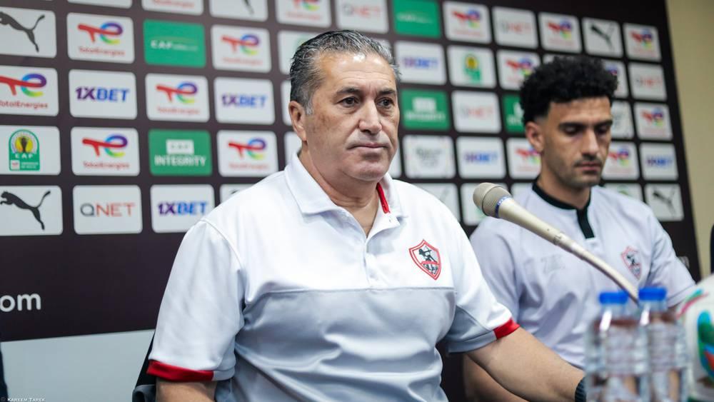 مدرب الزمالك: "لم نستحق الخسارة ضد ستيلينبوش وبنتايك غاب عن لقاء الذهاب لِعدم قُدرته على السفر معنا"