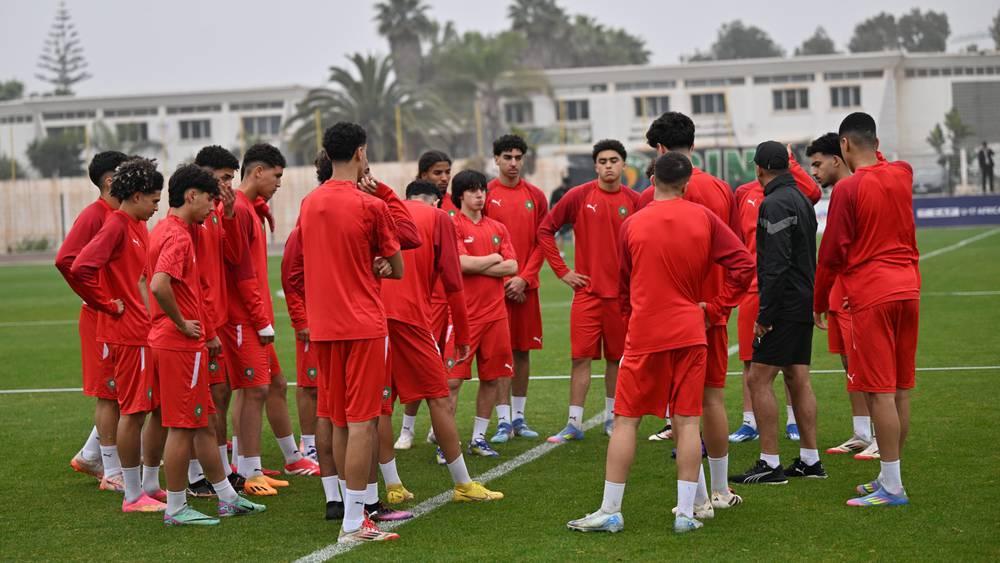 المنتخب المغربي لأقل من 17 سنة يختتم تحضيراته لملاقاة جنوب أفريقيا في ربع نهائي كأس أفريقيا للفتيان