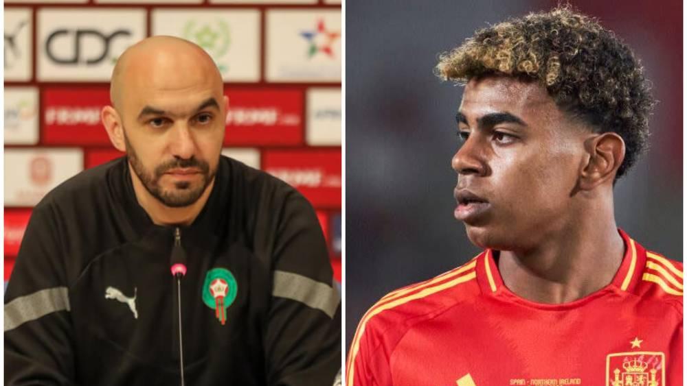 الركراكي: "يامال اتصل بي بعد حديثي معه ومحاولة استقطابه وقال لي 'شكرا على الحب لكنني سأختار إسبانيا وأشعر بأنني إسباني'"