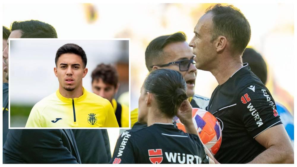 أخوماش يكسر شاشة تقنية الـ"VAR" في مباراة فياريال وريال سوسيداد احتجاجا على التحكيم ويُعلق: "هذا عار"!