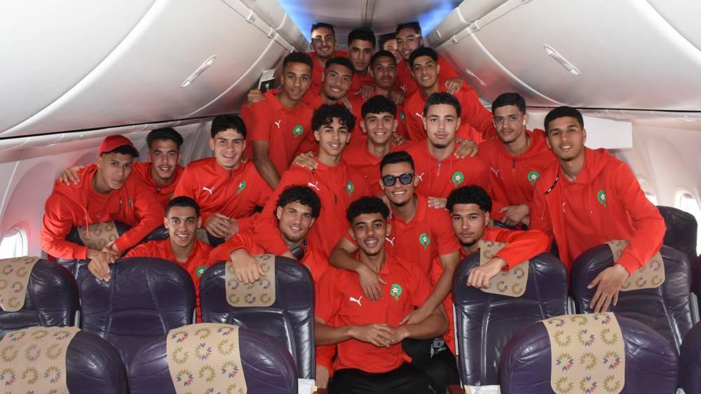 المنتخب المغربي لأقل من 20 سنة يتوجه إلى مصر للمشاركة في كأس أفريقيا للشبان