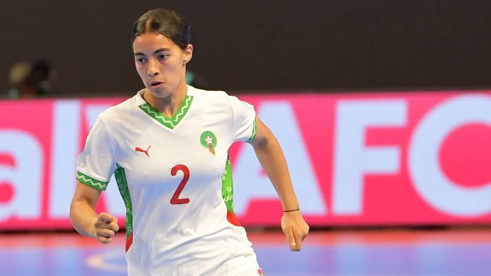 "كان الفوتسال" للسيدات/ ضحى المدني تتوج بجائزة أفضل لاعبة في مباراة المغرب وأنغولا