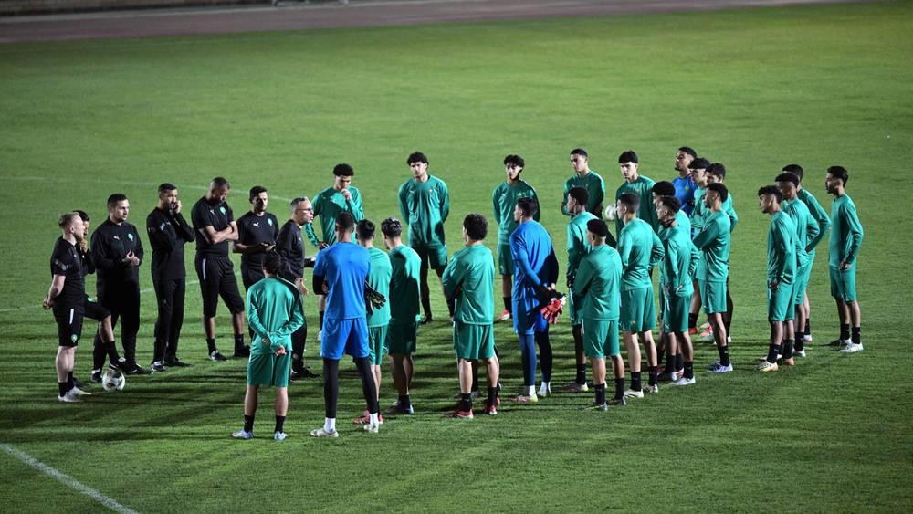 المنتخب المغربي تحت 20 سنة يُنهي استعداداته لأول مباراة له في كأس أفريقيا