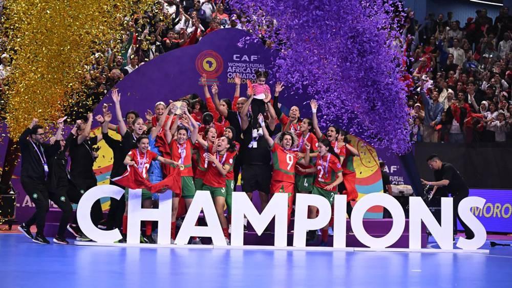 "كتب صفحة جديدة في تاريخه".. "الكاف" يُفرد تقريرا خاصا عن تتويج المغرب بـ"كان الفوتسال - سيدات" في نسخته الأولى
