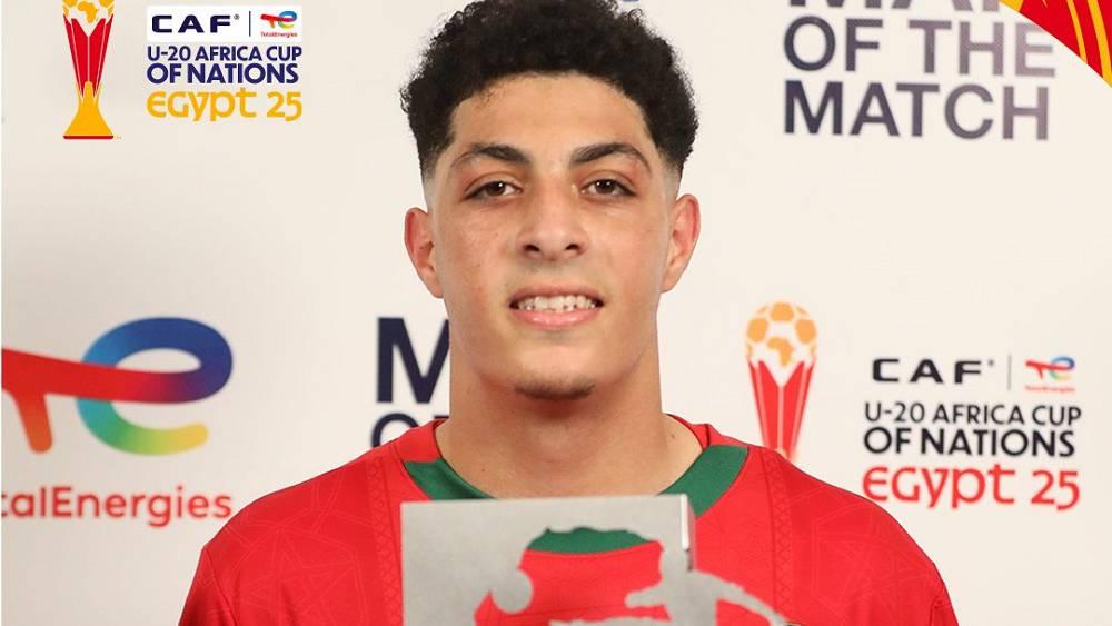 "كان تحت 20 سنة"/ "الكاف" يختار حسام الصادق كـ"أفضل لاعب" في مباراة المغرب ومصر