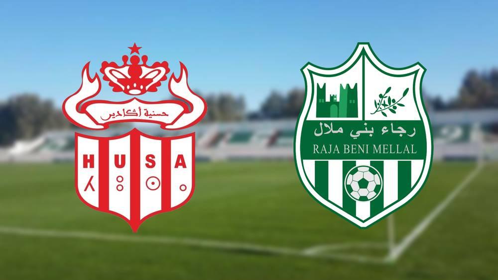 رجاء بني ملال يستقبل حسنية أكادير في ملعب "الفوسفاط" بخريبكة لحساب ذهاب مرحلة السد