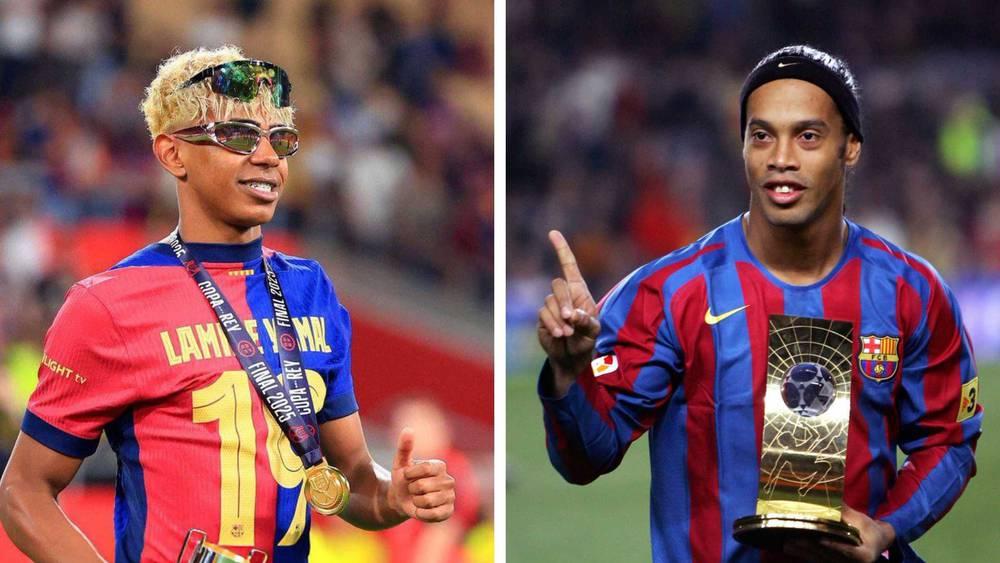 رونالدينيو: "أنا وميسي صنعنا التاريخ والدور الآن على يامال.. إنه في مستوى الكرة الذهبية!"