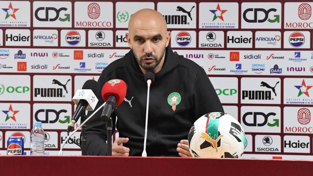 الركراكي يعقد ندوة صحفية يوم الثلاثاء القادم (11:00 غرينيتش+1) للإعلان عن قائمة "الأسود" لمبارتي تونس والبنين