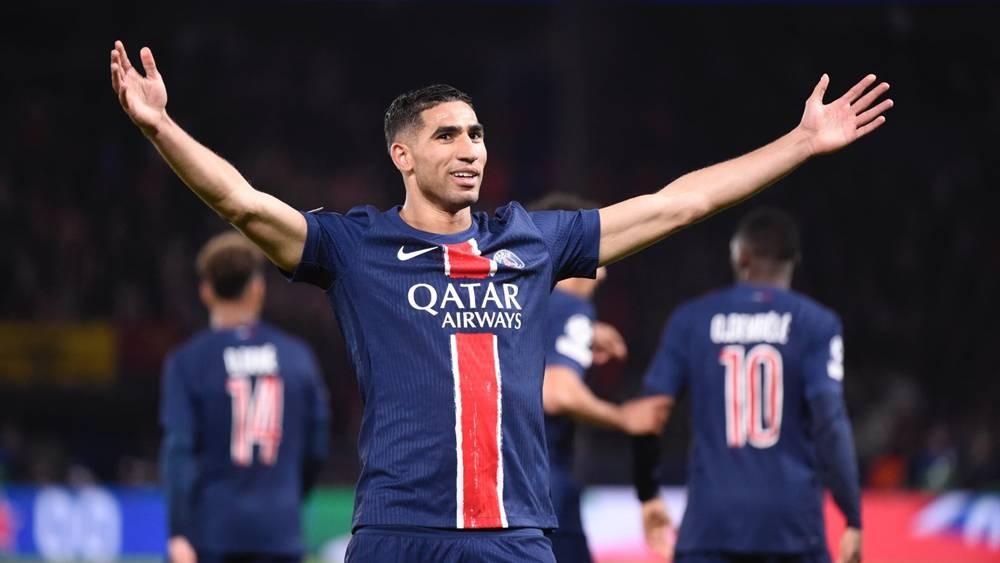 حكيمي حاضر في التشكيلة المثالية لـ"الدوري الفرنسي"