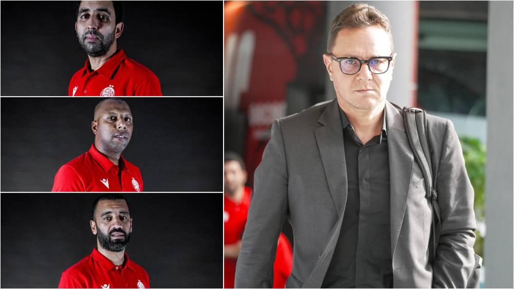 الوراد والنقاش كمساعدين ولعروبي مدربا للحراس.. الوداد يكشف رسميا عن طاقمه التقني المساعد لبنهاشم