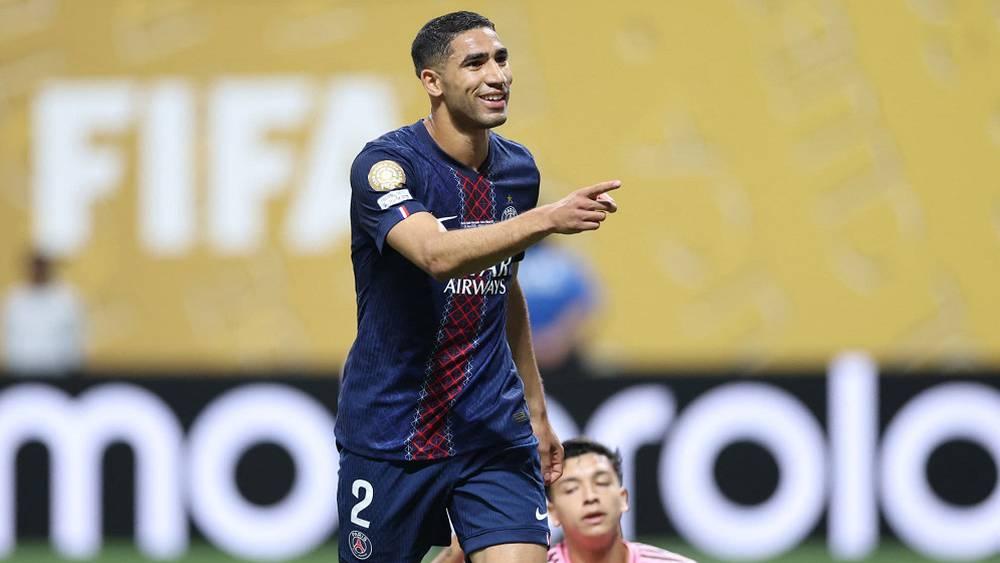 مؤشر "صوفا سكور" يختار حكيمي ضمن التشكيلة المثالية لثمن نهائي مونديال الأندية