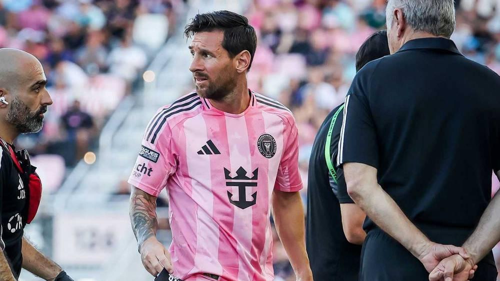 إنتر ميامي يعلن تعرّض ميسي لإصابة عضلية في ساقه اليمنى