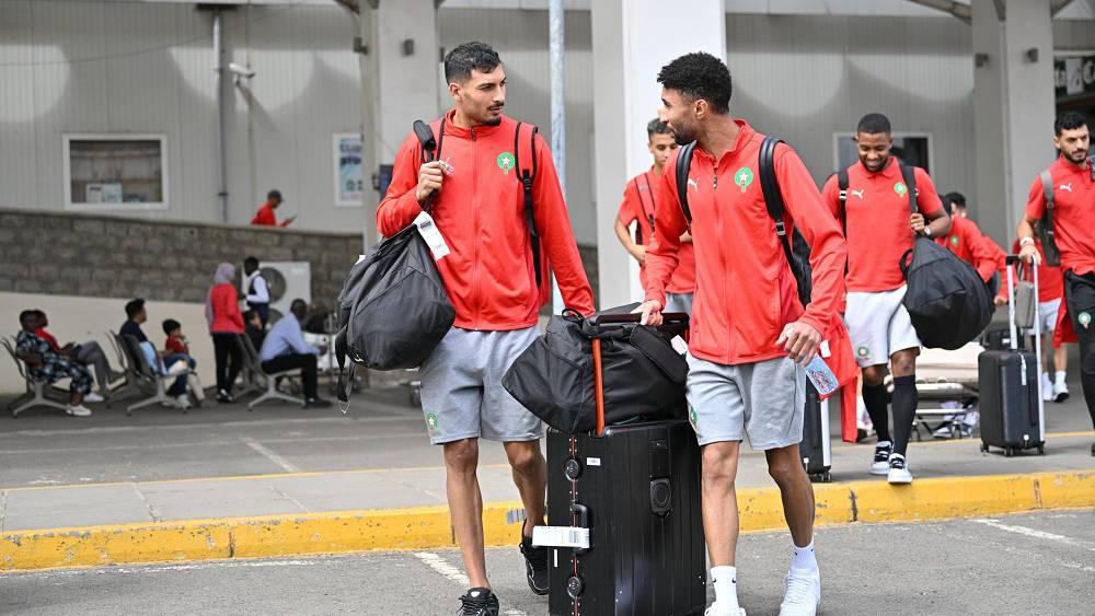 المنتخب المغربي يصل إلى كينيا تأهبا لخوض نهائي "الشان" أمام مدغشقر