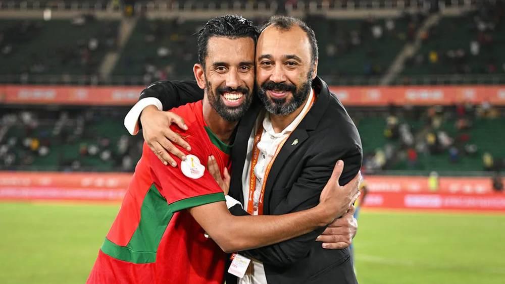 حريمات: "السكتيوي مدرب قليل الكلام ويملك كل الصفات الحميدة.. أنا سعيد بالتتويج من أجله أكثر من نفسي"