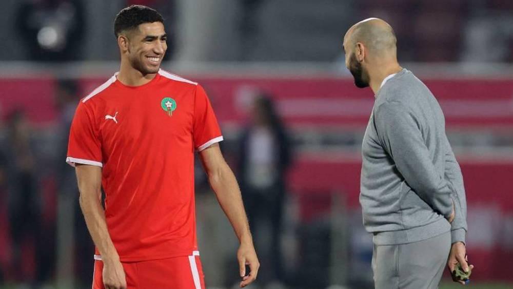 الركراكي: "حكيمي خاض مباراة النيجر وهو شبه مصاب وسأقوم بإراحته في اللقاء القادم رفقة لاعبين آخرين"