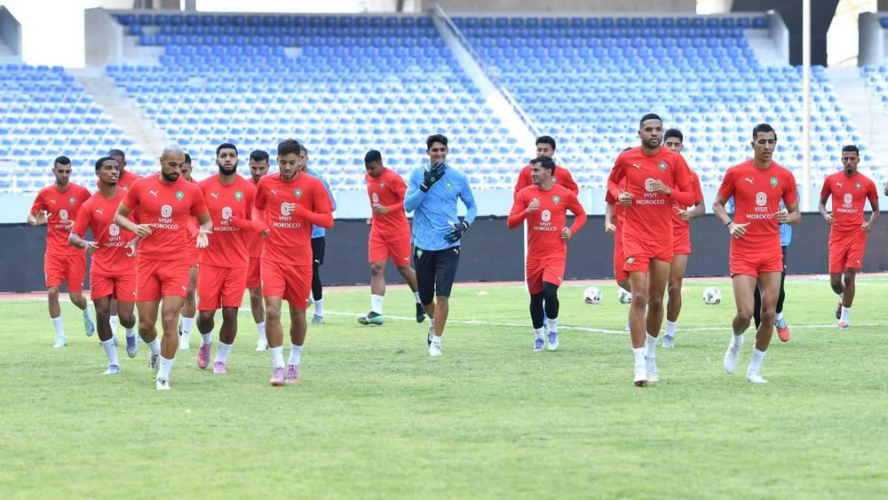 المنتخب المغربي يجري آخر حصصه التدريبية قبل مواجهة زامبيا في تصفيات المونديال