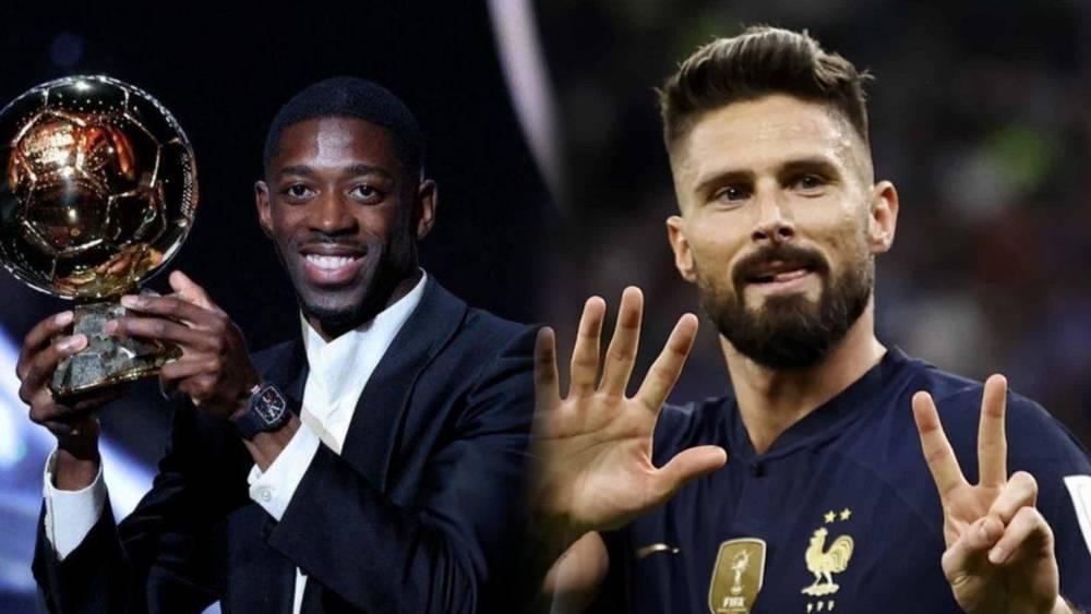 جيرو: "لم أتوقع أن يكون ديمبيلي مرشحًا قويًا للتتويج بالكرة الذهبية"