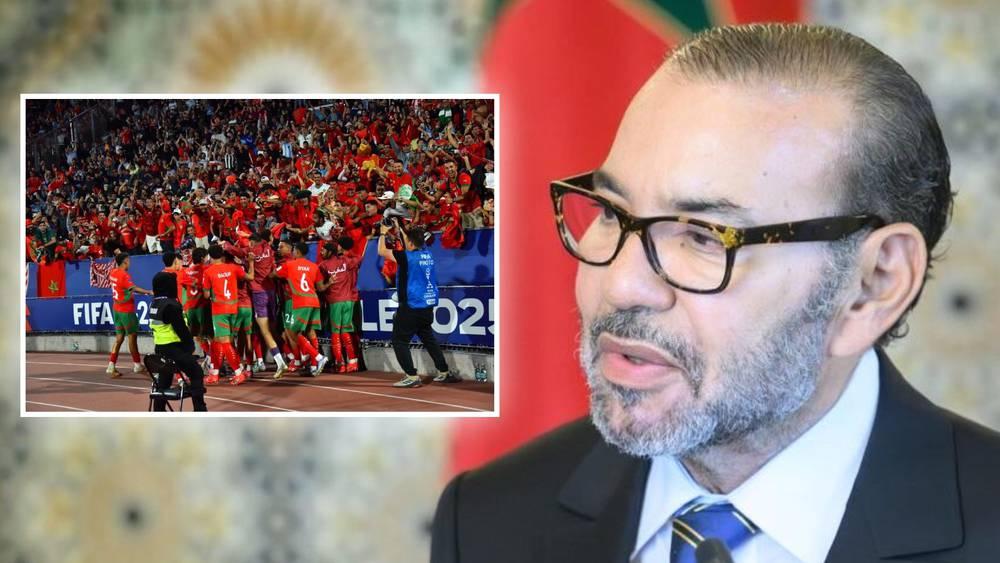 الملك محمد السادس يُهنئ "الأشبال" على فوزهم بمونديال الشباب: "شرّفتم بلدكم أفضل تشريف ومثلتم قارتنا الأفريقية خير تمثيل"