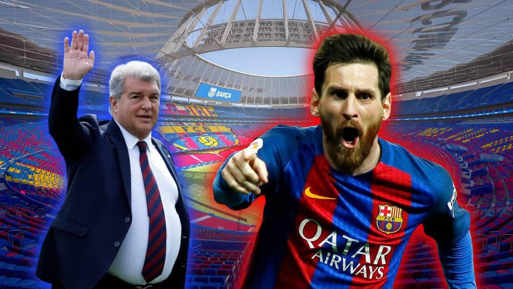 Laporta Aims to Honor Messi at "New Camp Nou" Before 115,000 Spectators