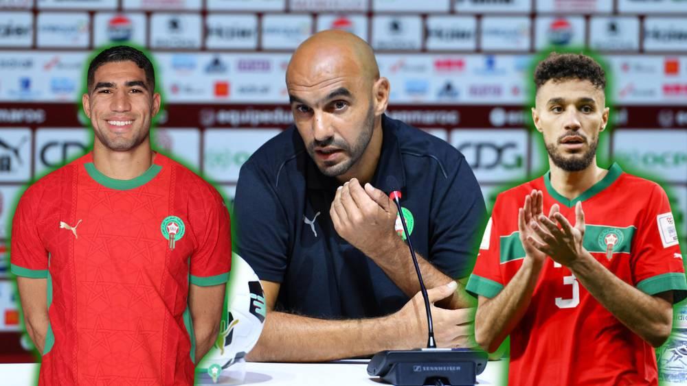 Regragui Confident in Hakimi's AFCON Availability, Names Mazraoui as Backup