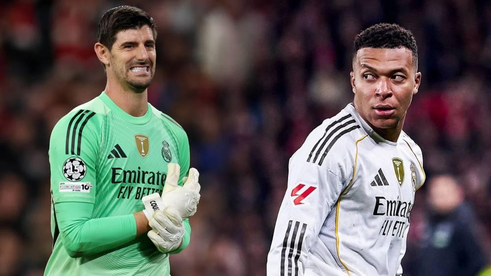 Courtois: "Sometimes during matches, I say how lucky I am to play with Mbappé and not against him"
