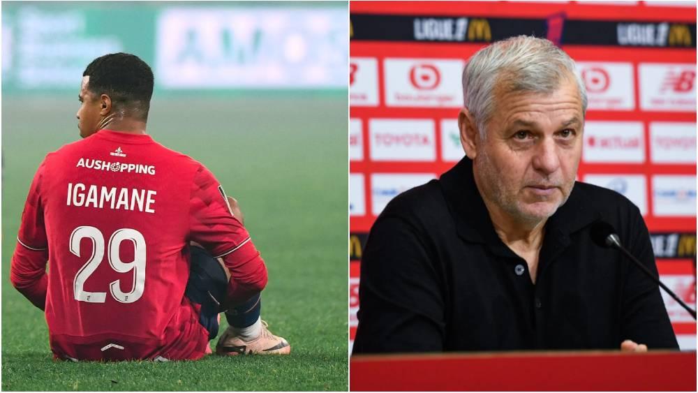 Genesio (entraîneur de Lille) : « Ighaman a ressenti une petite gêne au niveau de l'adducteur, nous verrons comment les choses évoluent »