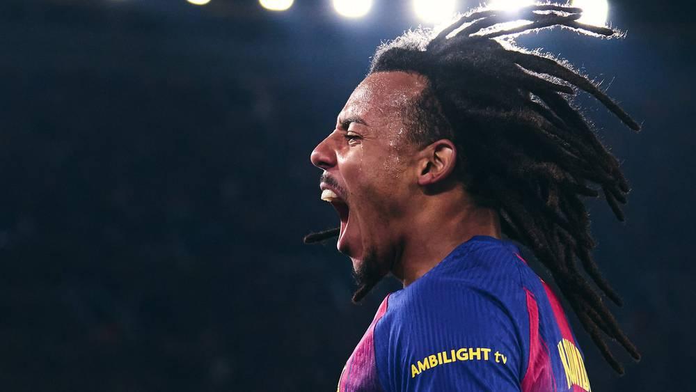 Barcelona Overturn Deficit to Defeat Eintracht Frankfurt 2-1 with Kounde Brace in Champions League