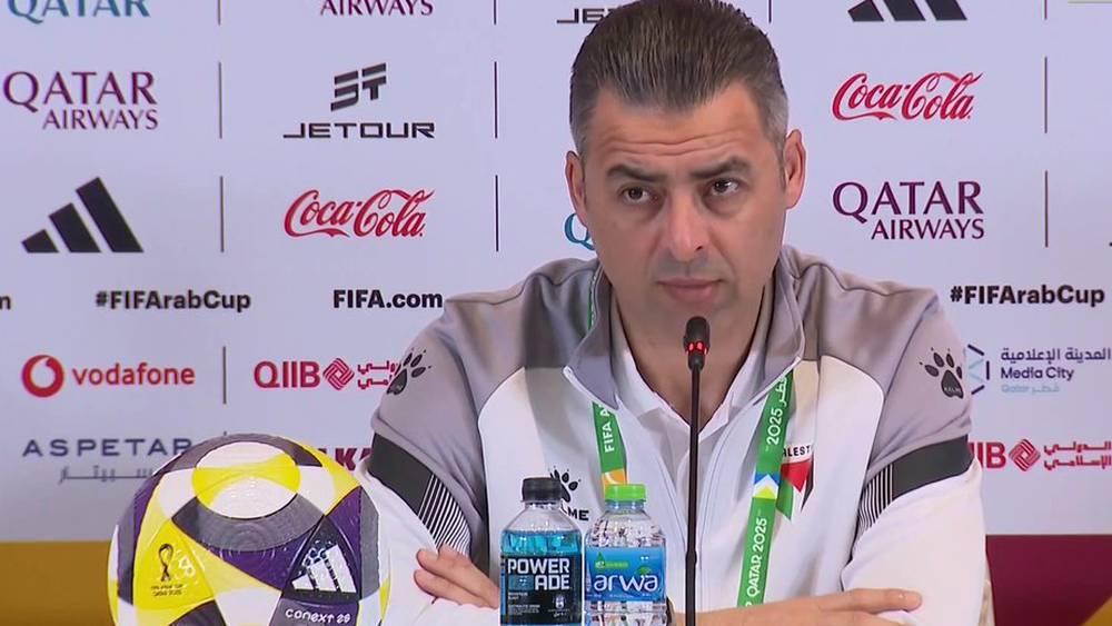 Le sélectionneur palestinien : « La Coupe arabe est une fenêtre pour exprimer notre cause, et nous sommes satisfaits de nos résultats »