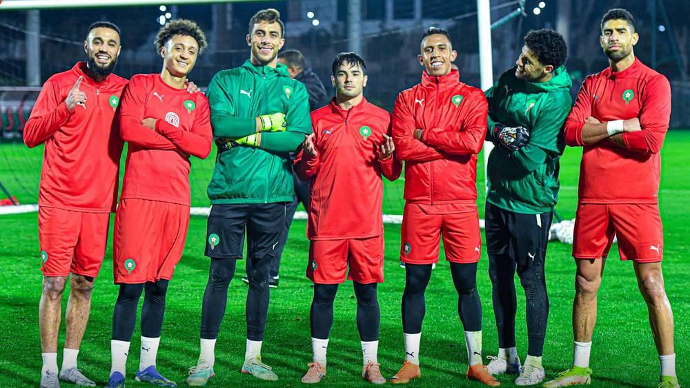 المنتخب المغربي يجري أول حصة تدريبية بمركب محمد السادس استعدادا لكأس أفريقيا