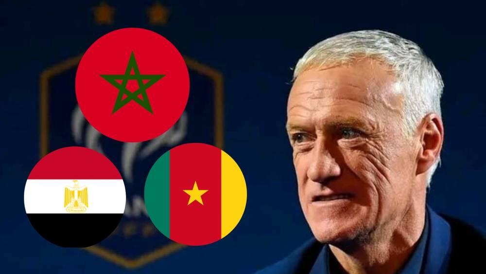 ديشامب (مدرب فرنسا): "المغرب ومصر والكاميرون مرشحون للتتويج بكأس أفريقيا"