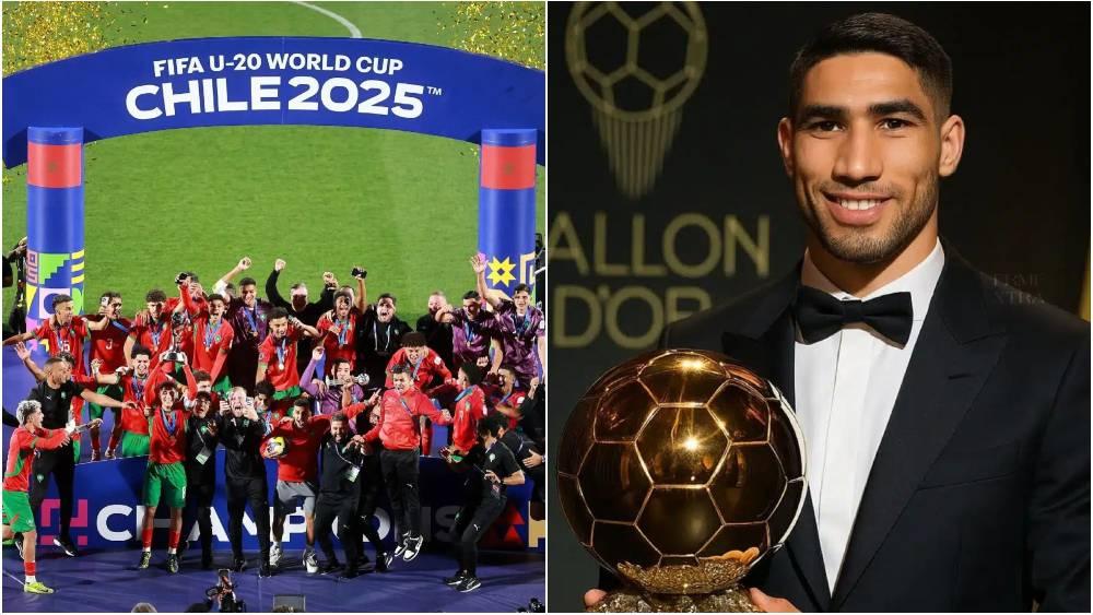Moroccan Sports' Top Achievements in 2025: Youth World Cup Triumph and Hakimi's African Player of the Year