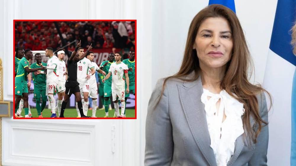 سفيرة المغرب في باريس عن أحداث "الكان": "خصومنا تصرفوا بأبشع الطرق واتهاماتهم تلحق الضرر بأفريقيا"