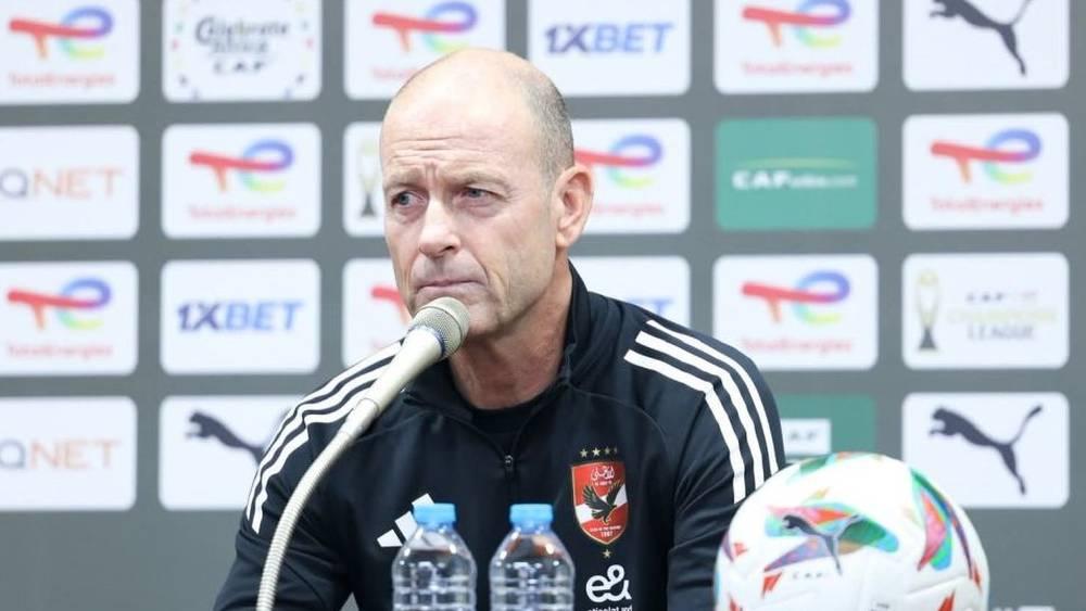 توروب (مدرب الأهلي): "هدفنا هو الفوز في كل مباراة ومواجهة الجيش الملكي ستكون صعبة"