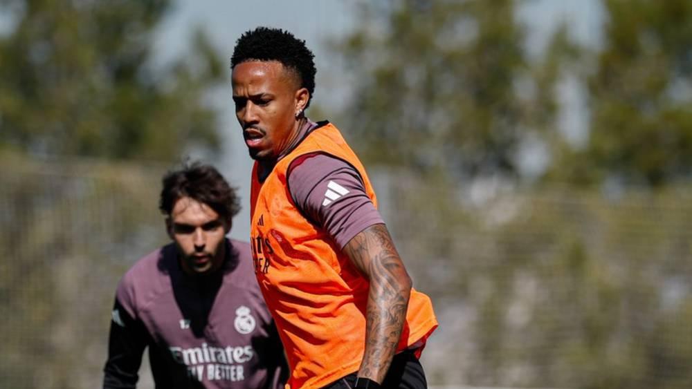 البرازيلي ميليتاو يعود إلى تدريبات ريال مدريد بعد قرابة 4 أشهر من الغياب