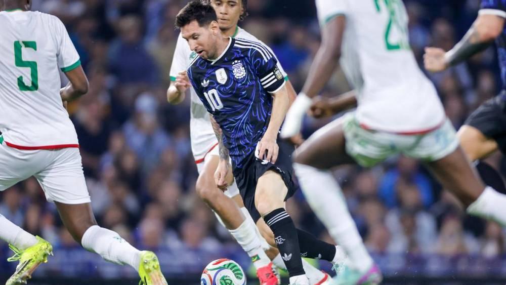 ميسي يشارك أساسيا في ودية الأرجنتين الأخيرة أمام زامبيا قبل المونديال