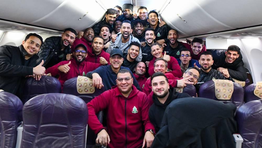 بعثة الجيش الملكي تتوجه صوب السعيدية من أجل استكمال استعداداتها لملاقاة نهضة بركان