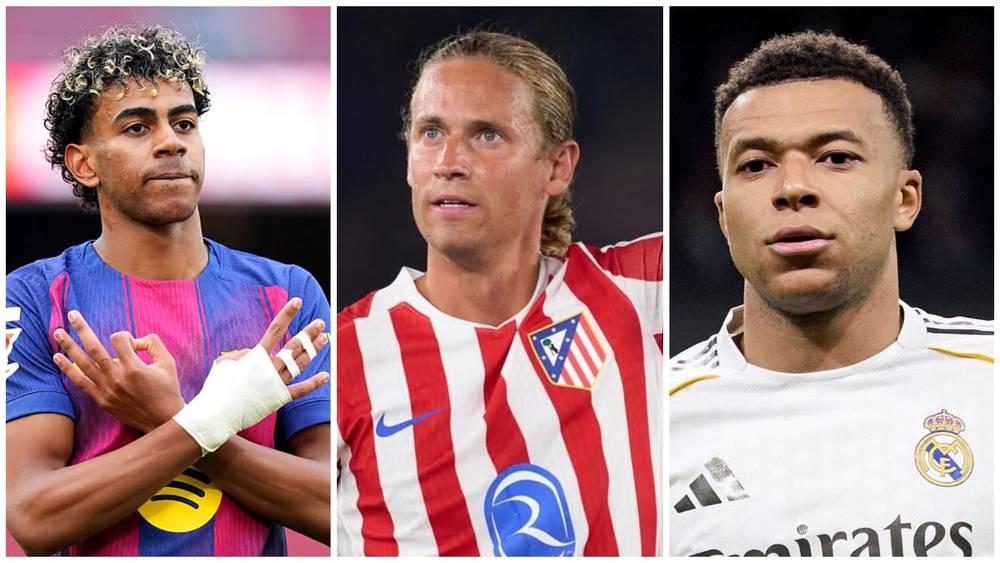 يورينتي لاعب أتلتيكو مدريد: "التعاقد مع مبابي أو يامال؟ لا أحد منهما"